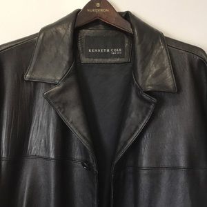Kenneth Cole New York Men’s Leather Coat